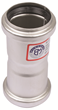 BLUCHER Stainless Steel 1 1/2" Double Coupling 316L