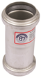 BLUCHER Stainless Steel 1 1/2" Double Slip Coupling 316L