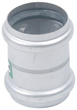 BLUCHER Stainless Steel 2" Double Slip Coupling 316L