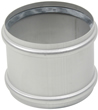 BLUCHER Stainless Steel 6" Double Slip Coupling 316L