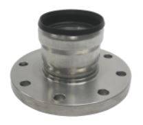 JOSAM JF-9005 Stainless Steel 3" 150# Push-Fit Female Flange Adapter