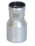 JOSAM JF-2144 Stainless Steel 4" x 3" Push-Fit Concentric Reducer