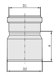 ACO 9.85 (250) Diameter Concentric Increaser Coupling