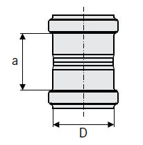 ACO 12.41 (315) Diameter Straight Coupling