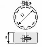 ACO 9.85 (250) Diameter AP Socket Clamp