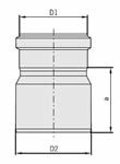 ACO 9.85 (250) Diameter Concentric Increaser Coupling