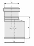 ACO 7.78 (200) Diameter Eccentric Increaser Coupling