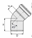 ACO 7.87 (200) Diameter Bend 45°