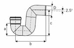 ACO 4.33 (110) Diameter P' Trap