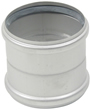 BLUCHER Stainless Steel 4" Double Slip Coupling 316L