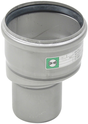 BLUCHER Stainless Steel 3" Eccentric Reducer 316L