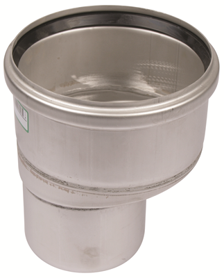 BLUCHER Stainless Steel 4" Eccentric Reducer 316L