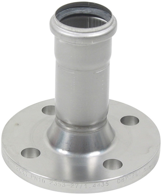 BLUCHER Stainless Steel 2" DIN Socket Flange Adapter  316L