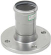 BLUCHER Stainless Steel 3" DIN Socket Flange Adapter 316L