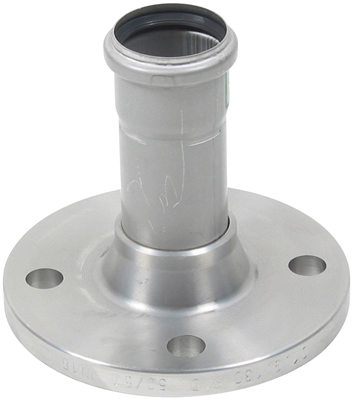 BLUCHER Stainless Steel 1 1/2" DIN Socket Flange Adapter 316L