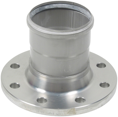 BLUCHER Stainless Steel 4" DIN Socket Flange Adapter 316L