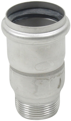 BLUCHER Stainless Steel 1 1/4" Male Adapter 316L