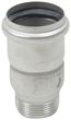 BLUCHER Stainless Steel 1 1/4" Male Adapter 316L