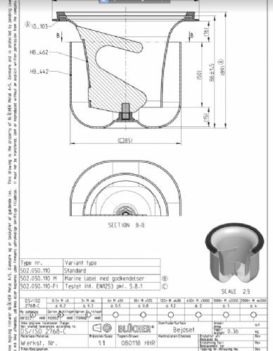 502.050.110 MS  Water Trap