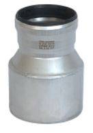 JOSAM JF-2156 Stainless Steel 6" x 4" Push-Fit Concentric Reducer