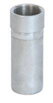 JOSAM JF-2300 Stainless Steel 1 1/2" x 1" Push-Fit Female Threaded Adapter