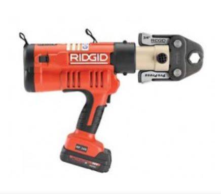 RP-340 Ridgid Press Tool with battery