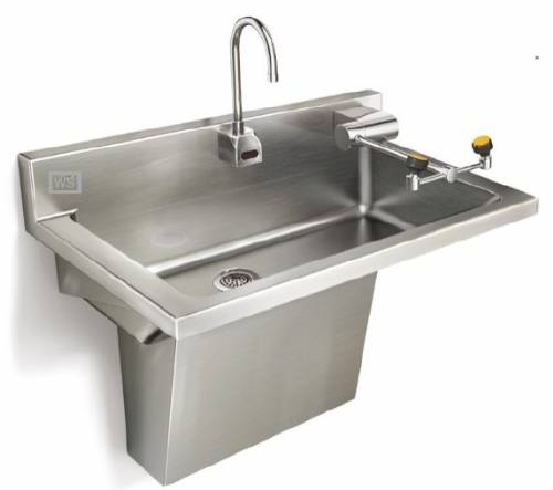 Wicketts W-2224-JPH-ADA Stainless Wash Sink