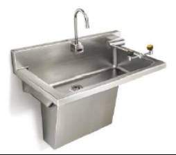 W-2230-DM ADA Stainless Wash Sink w/deck mount faucet