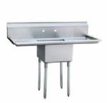 WICKETTS WCS-4115-LR Stainless Steel Commercial Heavy Duty Sink