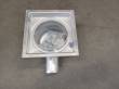 ACO Stainless Horizontal Floor Drain 8"x8"